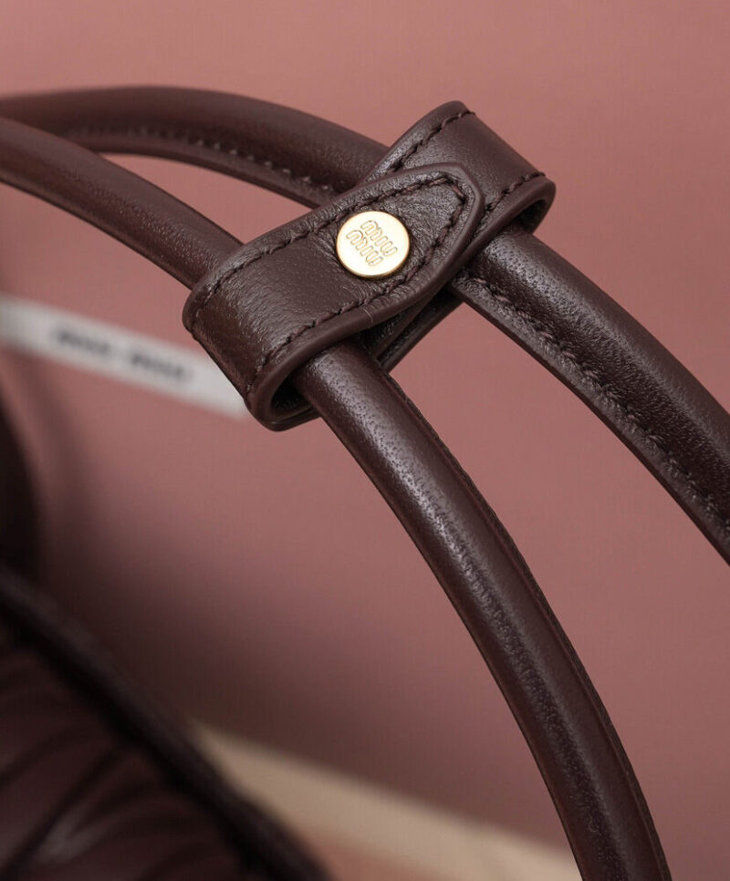 Miumiu Matelasse Nappa Leather Shoulder Bag